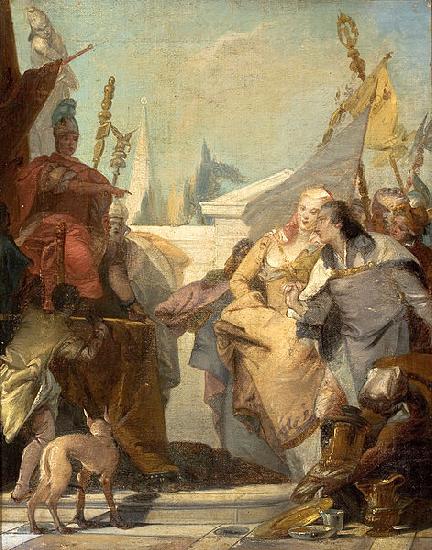 Continence of Scipio, Francesco Zugno